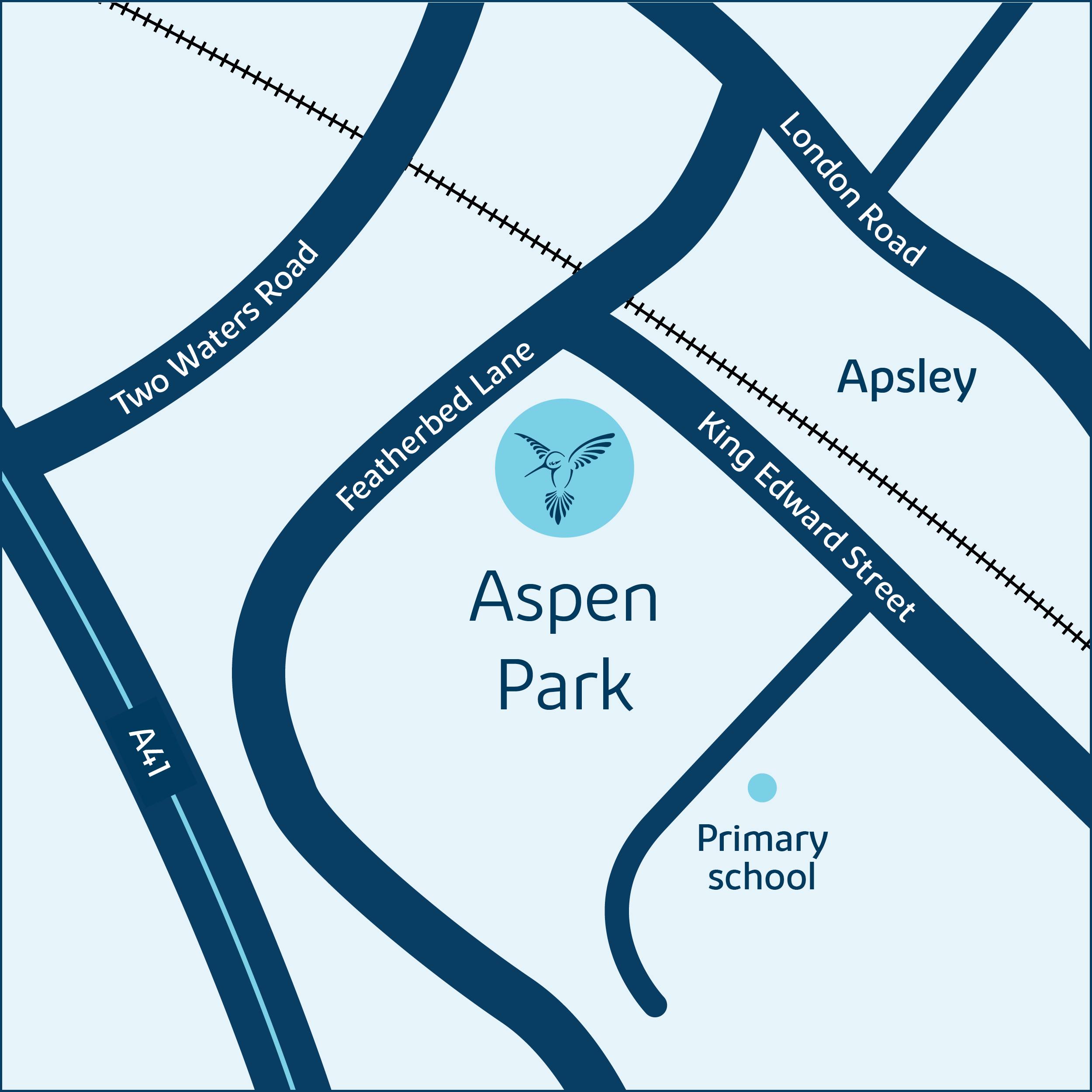 Development map for aspen park